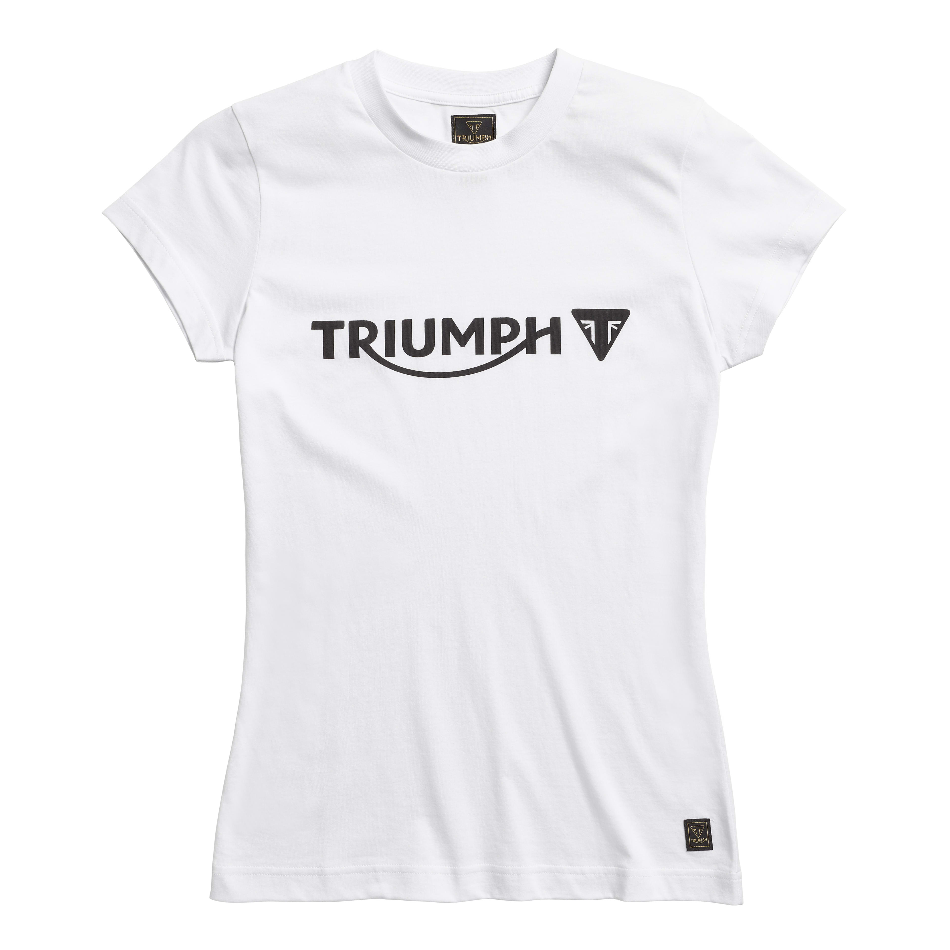Tシャツ・カットソー MOORER Woman T-Shirt White MODTS100012 U0100 Melrose Womens Logo T-shirt in White | Casual Clothing